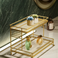 Stylish Cosmetic Organizer Luxury Countertop Bathroom Storage Multi-layer Acrylic Display Stand Durable Makeup Organizer. 