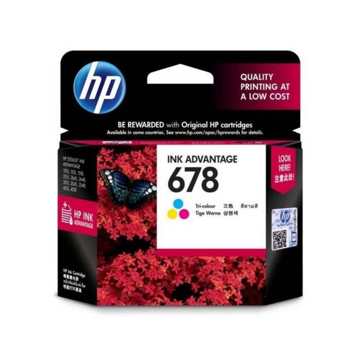 HP 678 Tri-color Original Ink Advantage Cartridge