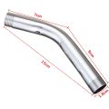 G1/2 inch 15cm Wall Mounted Stainless Steel Shower Head Extension Angled Shower Arm Extra Pipe. 