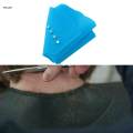 Professional Hair Cutting Collar ,Silicone Adjustable Neck Wrap Barber Accessories Clasp Design Waterproof Cape for Beauty Salon Hairdresser - Blue. 