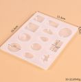 Epoxy Resin Casting Molds Jewelry Making Silicone Mould Pendant Craft Kit DIY. 