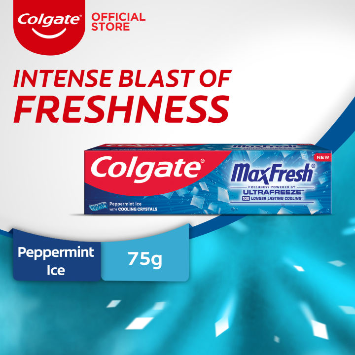 Colgate MaxFresh Peppermint Ice Toothpaste 75g