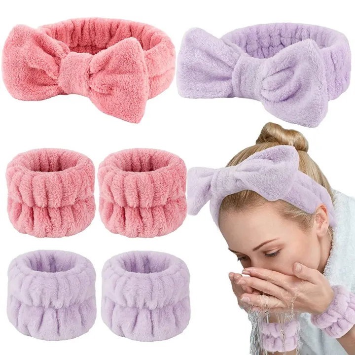 Microfiber%20Wrist%20Sweatbands%20-%20Absorbent%20Towel%20Bands,%20Comfortable%20Headbands%20for%20Fitness%20&%20Makeup%20-%20Image%203