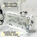 Clear Hello Kitty Pencil Case Sanrio Pochacco Pen Bag Capybara Cosmetic Bag STARLITE. 
