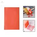 Solid Photopolymer Plate, Letterpress Polymer Making, Craft Printing Industry, Tool Use. 