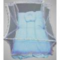 Baby Bed with Mosquito Net & Neck Pillow, Baby Gadda Set for New Born. 