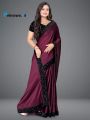 Luxury Stitched Sequin Silk Saree With Blouse & Petticoat. 