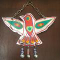 Truck Art Chamak Patti Steal Work Wall Or Door Hanging (Bird Shape). 