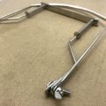 2X Harmonica Neck Holder 10 Holes Blues Harp Mouth Organ Stand Harmonic Rack -Silver. 