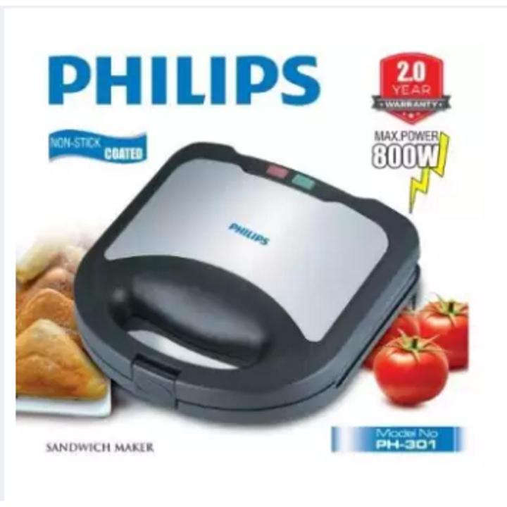 Phillips Sandwich Maker 800W Black