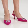 ZA Brooch Kitten Heels For Women. 