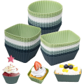 Reusable Cupcake Liners, 36 Pcs Silicone Lunch Box Dividers Food-Grade Silicone Muffin Cups Bento Box. 
