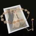 Retro Hollow Out Carved Women Chain Belt Round Metal Adjustable Thin Waist Chain Belts Dress Pants Decorative Waistbands Straps. 