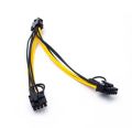 8 Pin to Dual 8 Pin (6+2) PCI Express spiltter Cable for Graphic Cards GPU VGA Mining High Quality. 