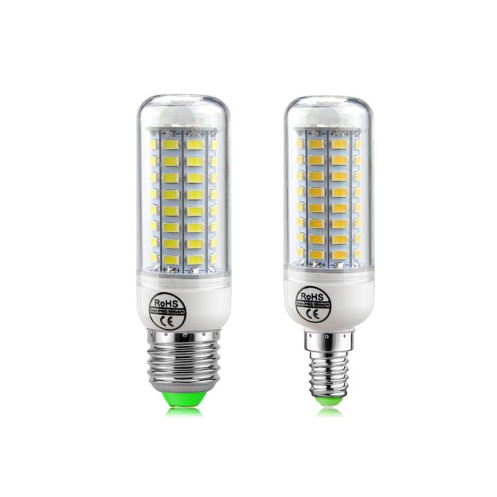 【Topnotch Store】1Pcs E27 E14 Bulb Fluorescent Light SMD 5730 24/36/48/56/69/72 LEDs Spotlight 220V for LED Chandelier light