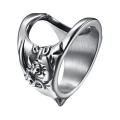 Bottle Opener Ring Sturdy Construction Anti-deform Titanium Steel Exquisite Bottle Opening Ring Party Tools for Home. 