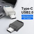 2 in1 Mini OTG Type C Pen Drive Usb2.0 Memory Stick 16GB 32GB 8GB usb flash card 128GB 256GB 512GB type-C Pendrive. 