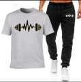 Casual Cotton Tracksuit with Top-Quality Tee and Trouser - Ultimate Comfort in Half Sleeves | By GHORIS-FASHION. 