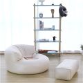 Large Faux Leather Bean Bag Chairs. 