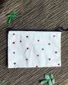 Easy Carry Customized Floral Handmade Pencil Case Geometry Pouch  for School & University Girls  Cloud Denim - Mini Pouch Pencil Case. 