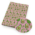 Polyester Cotton Fabric Pure Cotton Fruits Avocado Printed for Sewing Home Textile Child Dress Making Soft Fabric 50x145cm. 