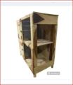 Cage for hen chicks Rabbit cats 2 portion size 2 1/2 ft x 2 1/2 ft. 