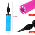 Balloons Air Pump (Pack of 1) Hand Held Plastic Balloon Pump / Balloon Air Pressure Pump to Blow Balloons Birthday Accessories – Multicolor Helium Balloons Pump. 