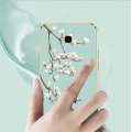 Casing For Samsung J7 Prime J2 Prime Samsung J5 prime Luxury Beautiful mapies with flower Camera Protection Phone Case Plating Edges Silicone Soft Cover With Free Lanyard. 