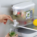 Plastic Drink Dispenser, Beverage Dispenser With Spigot, 1 Gallon Iced Juice Lemon Dispenser For Party Daily Use, Milk Dispenser For Fridge Gallon, Small Water Dispenser. 