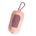 Ice Silk Towel Sports Instant Cooling Ice Towel Portable Outdoor Travel Fitness Running Swim Towel Silicone Bag Gray. 