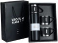 teel Vacuum Flask Set with 3 Stainless Steel Cups Combo - 500ml - Keeps HOT/Cold | Ideal Gift for Winter. 