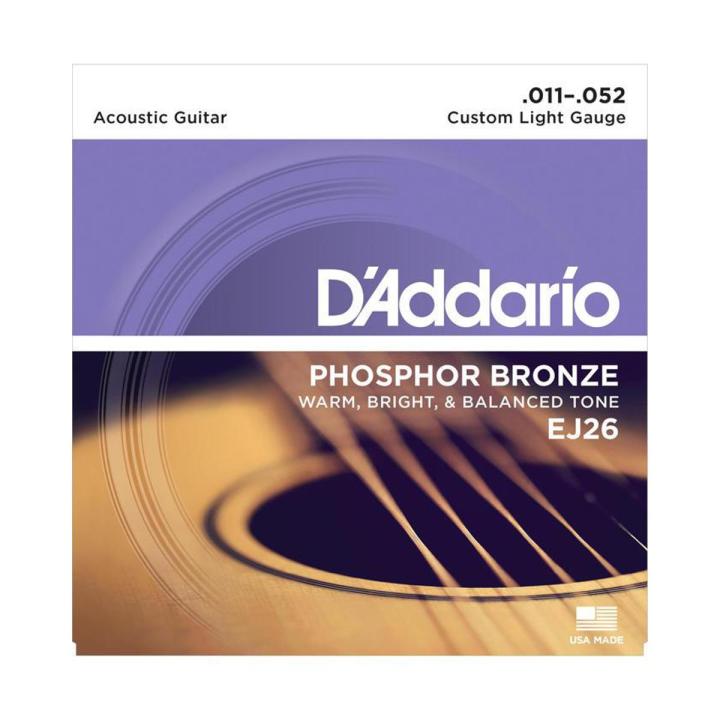 EJ26 - Custom Light Guitar Strings - Phosphor Bronze