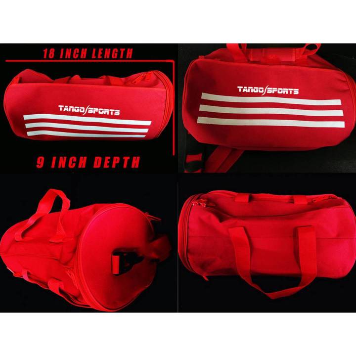Gym bag travel bag duffle with shoulder strap 18 inches