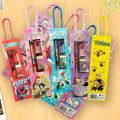 Beautiful Stationery Gift Set for School Children Girls & Boys - Perfect Birthday Return Gift  - Beautiful Disney Characters Stationary Gift Set Pencil Sharpener Eraser Scale – Goodie Bags Presents. 