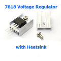 LM7818 L7818 LM7818CV Linear Voltage Regulator 9V IC with Heatsink. 