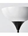 IKEA Uplight - Floor Lamp - Black With White Shade. 