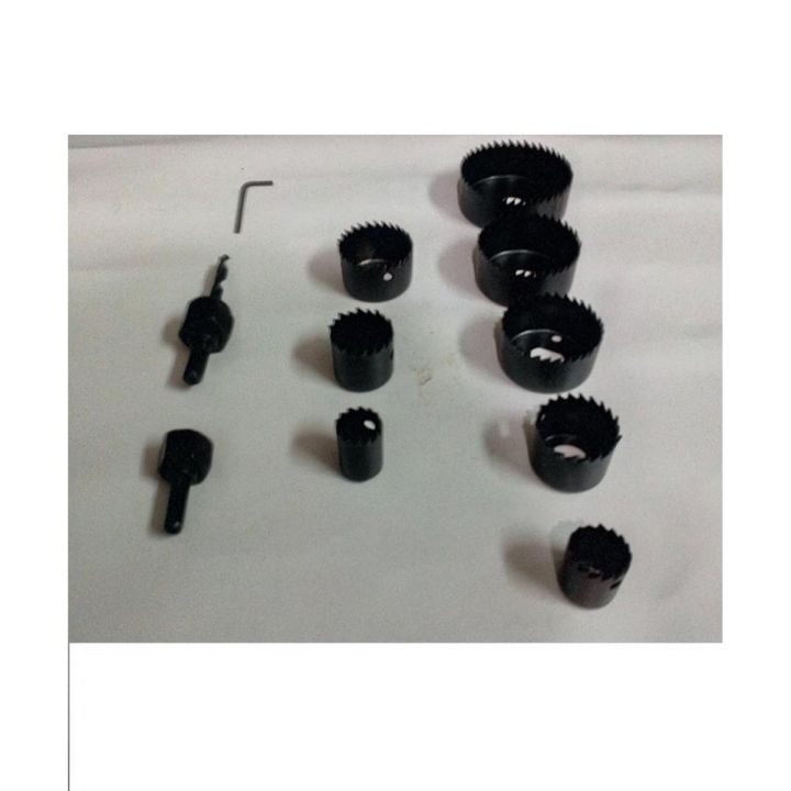 Professional Wood Hole Saw Kit 11 Pieces