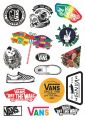 VANS Stickers for Laptop 16 Pcs Car Bike Phone Stickers. 