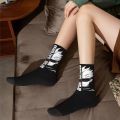 Jujutsu Kaisen Gojo Satoru Socks Men Women Polyester Fashion Anime Socks Novelty Spring Summer Autumn Winter Socks Gifts. 