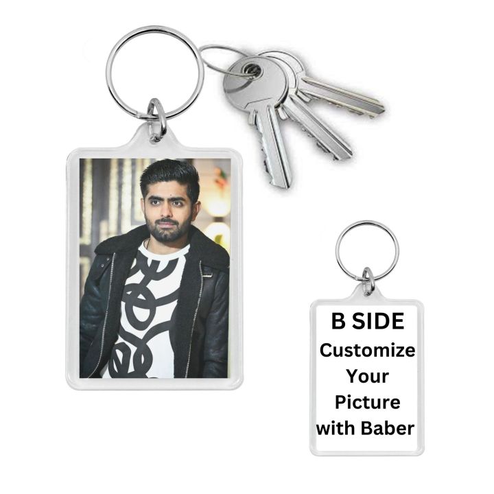 Baber Azam Keychain 100% Clear Result, Keychains, School Bag Keychains, Keychain For Bags, Keychain For Keys, Keychain