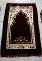 Prayer Mat Grey Velvet with Foam Jaye Namaz ( Jai Namaz Grey). 
