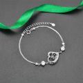 Eternal Love Bracelet – 100 Languages "I Love You" Projection Heart Bracelet for Girls. 