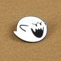【HOT】 Super Boo Pins Brooches Badges Enamel Pins Backpack Bag Hat Leather Jackets Fashion Accessory Super White Ghost Game Fans Gifts. 