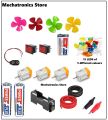 DC motor fan kit for kids Electronic Science and DIY projects. 