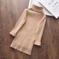 Bear Leader New Christmas Pure Color Fall Winter Boy Girl Kid Thick Turtleneck Shirts High Collar Pullover Sweater Long Sweater. 