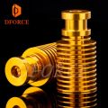 V6 gold heatsink for e3d gold hotend Radiator Remote 1.75MM Direct & Bowden for Feeding  titan extruder AQUA. 