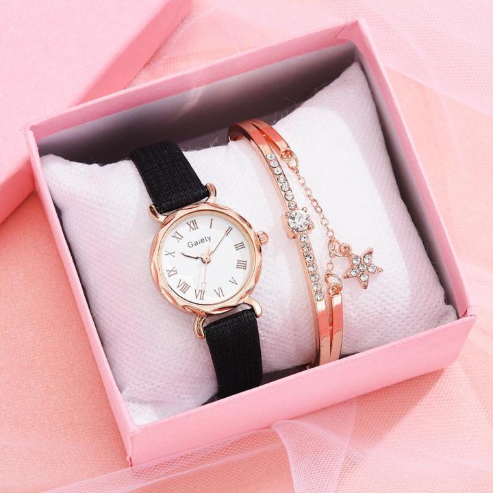 Ready Stock Jam tangan Wanita Student watch simple retro fashion trend simple digital small dial watch