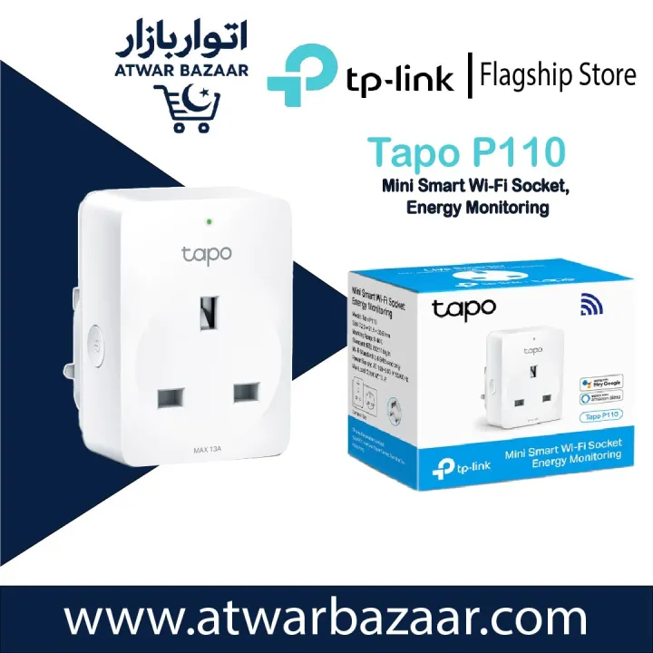 TP-Link Tapo P110 Mini Smart Wi-Fi Socket | Smart Plug with Energy ...
