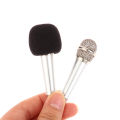 Mini Microphone 3.5mm Portable Karaoke Mic All-in-one Earphone Stereo Wired Headphone In-Ear Headset Singing Artifact. 