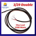 10/15/20/25/50 Feet 3/29 Double Copper Extension Cable Cord Wire Fire Retardant High Fidelity Flexible PVC Shielding. 